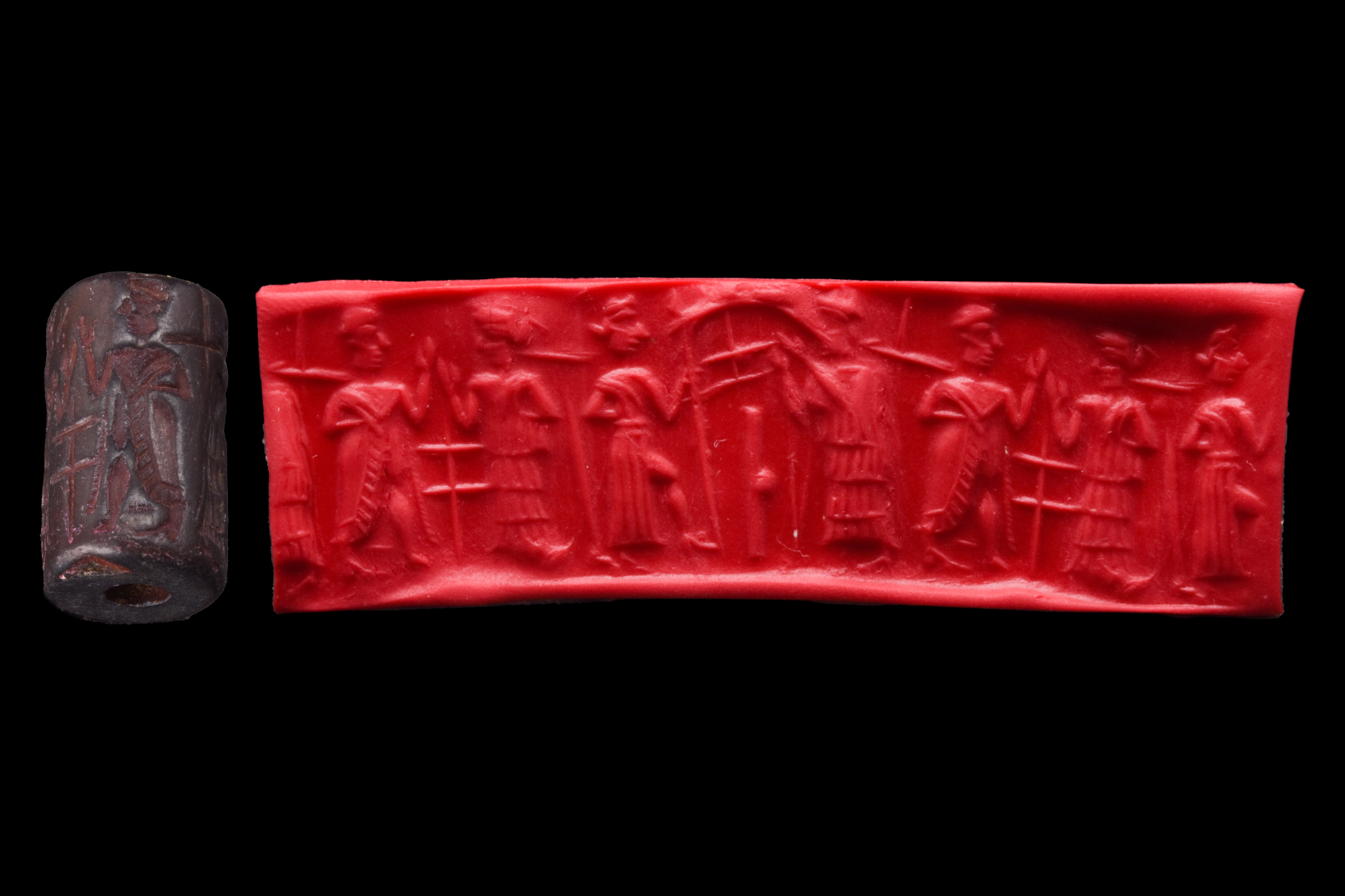 LEVANTINE STONE CYLINDER SEAL - Image 2 of 2