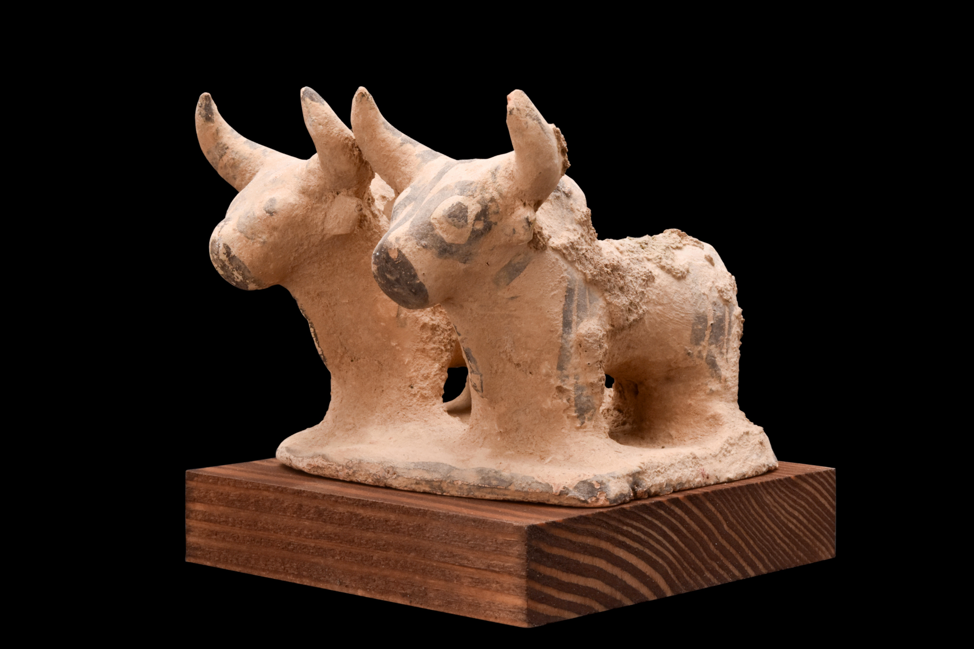 INDUS VALLEY TERRACOTTA PAIR OF BULLS