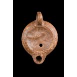 ROMAN TERRACOTTA OIL LAMP