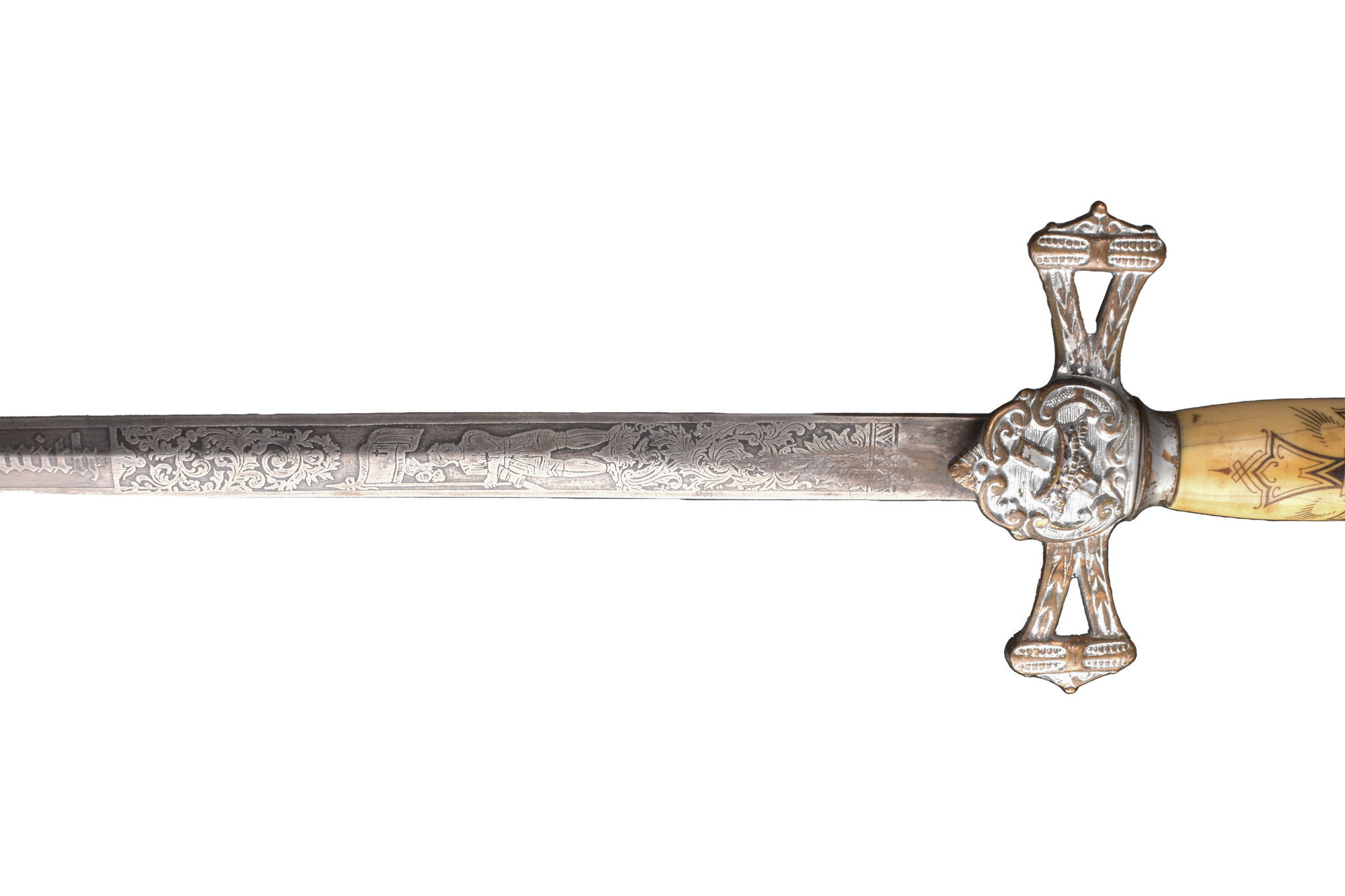 A NIGHTS TEMPLAR MASONIC SWORD, LATE 19TH EARLY 20TH C. - Image 11 of 13