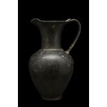 ETRUSCAN POTTERY BUCCHERO OINOCHOE