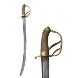 AN EXTREMELY RARE SWISS GRENADIER HANGER (SWISS GUARD AT THE SERVICE OF KING LOUIS XVI) MODEL 1792