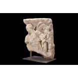 ROMAN MARBLE PANEL WITH A GODDESS