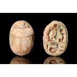 EGYPTIAN STEATITE SCARAB