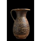 ETRUSCO-CORINTHIAN CERAMIC OLPE PITCHER - EX. MUSEUM