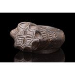 CRUSADERS ERA BRONZE RING WITH CROSS