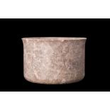 BACTRIAN STONE CYLINDRICAL VESSEL