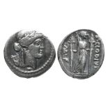 P. CLODIUS AR. DENARIUS