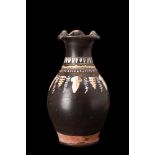 GNATHIAN BLACK-GLAZE POTTERY JUG