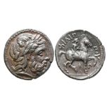 PHILIP II AR. TETRADRACHM -SUPERB