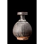 GNATHIAN BLACK-GLAZE LEKYTHOS