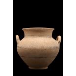 GREEK MESSAPIAN POTTERY STAMNOS