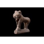 SELJUK BRONZE LION FIGURINE