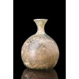 ROMAN GLASS GLOBULAR FLASK