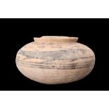 INDUS VALLEY TERRACOTTA VESSEL WITH FISH