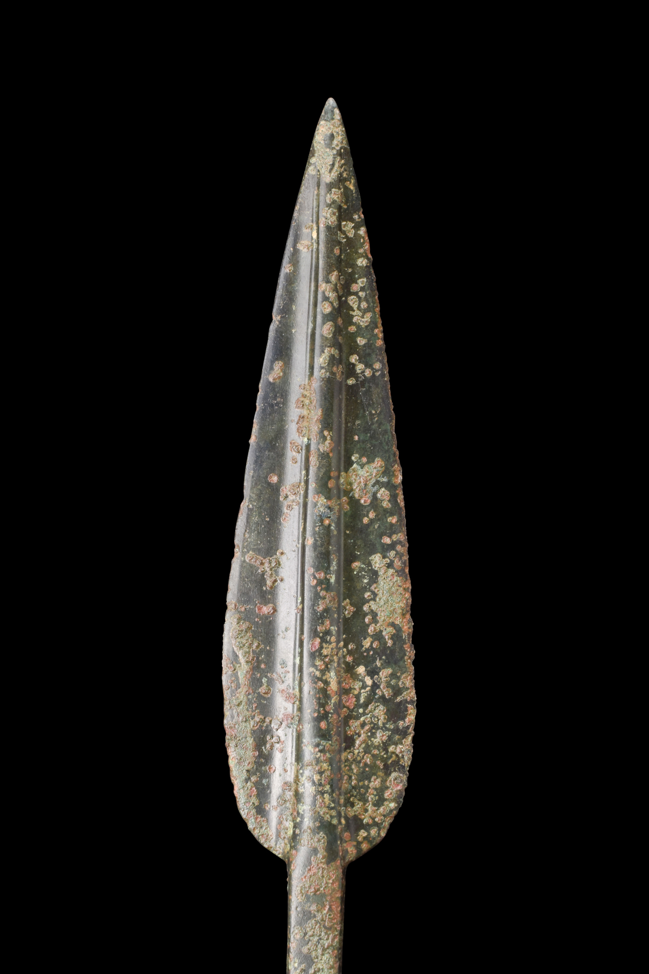 ANCIENT BRONZE SPEARHEAD - Image 3 of 4