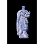 EGYPTIAN LAPIS LAZULI TAWERET AMULET