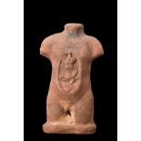 ETRUSCAN TERRACOTTA VOTIVE MODEL OF AN ANATOMICAL BODY