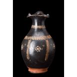 GNATHIAN BLACK-GLAZE POTTERY JUG