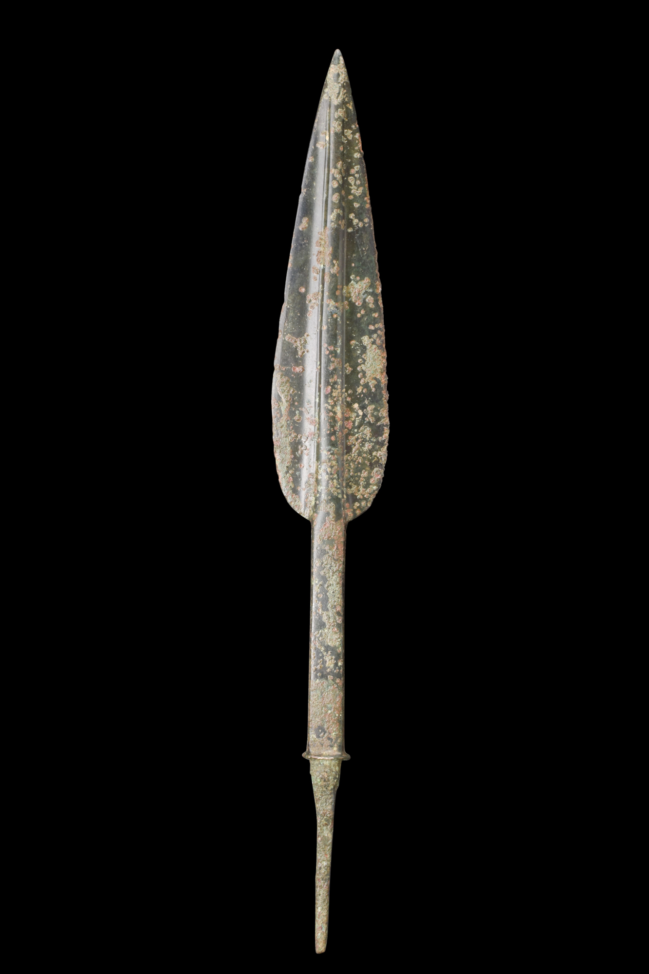 ANCIENT BRONZE SPEARHEAD - Image 2 of 4