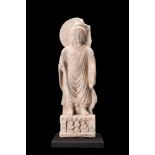 GANDHARAN SCHIST STANDING BUDDHA