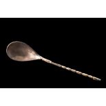 RARE ROMAN SILVER SPOON - LIGULA