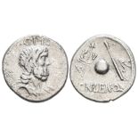 CN. CORNELIUS LENTULUS AR. DENARIUS