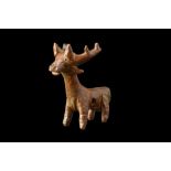 ROMAN BRONZE STAG FIGURINE