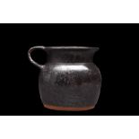 ATTIC BLACK GLAZE CUP WITH HANDLE