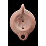 ROMAN TERRACOTTA OIL LAMP