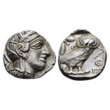 ATTICA, ATHENS AR. TETRADRACHM