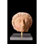 EASTERN MEDITERRANEAN STONE MALE HEAD