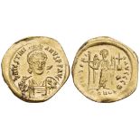 JUSTINIAN I AV. SOLIDUS