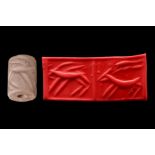 MESOPOTAMIAN STONE CYLINDER SEAL - ORIGINAL LAMBERT REPORT