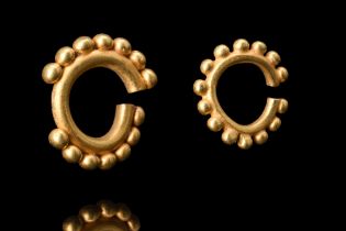 BRONZE AGE GOLD EARRINGS