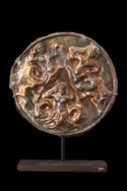 HELLENISTIC NEREIDS SILVER APPLIQUE ORNAMENT