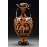 APULIAN RED-FIGURE DECORATED AMPHORA