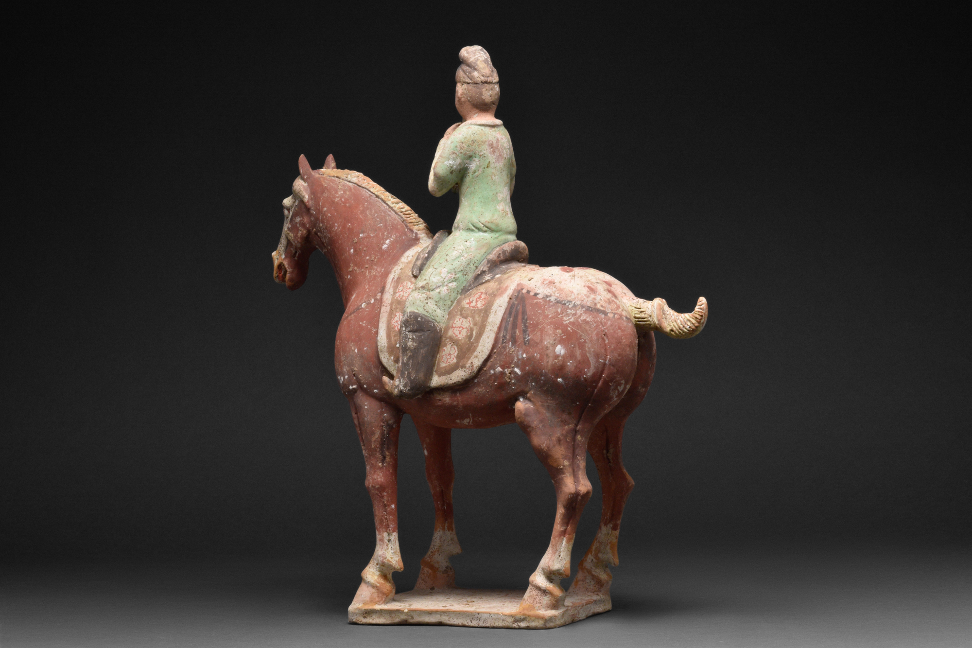 CHINESE TANG DYNASTY TERRACOTTA RIDER ON HORSE - TL TESTED - Image 4 of 7