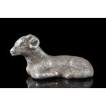 WESTERN ASIATIC SILVER RAM FIGURE