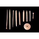 COLLECTION OF ROMAN BONE MEDICAL/COSMETIC TOOLS