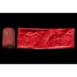 MESOPOTAMIAN STONE CYLINDER SEAL