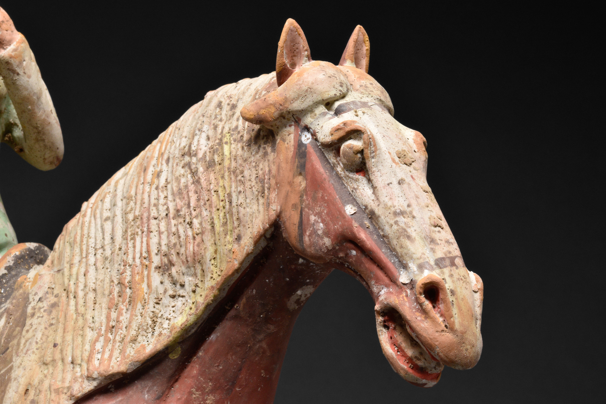 CHINESE TANG DYNASTY TERRACOTTA RIDER ON HORSE - TL TESTED - Image 6 of 7
