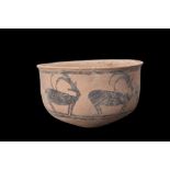 INDUS VALLEY TERRACOTTA BOWL WITH IBEXES
