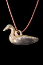 ROMAN BRONZE DUCK-SHAPED PENDANT