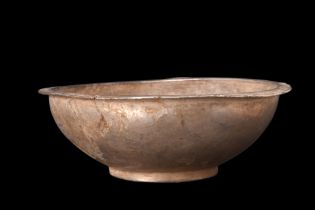 HELLENISTIC SILVER LIBATION BOWL