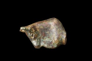 ROMAN BRONZE BULL PROTOME