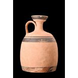 CYPRIOT POTTERY SQUAT LEKYTHOS