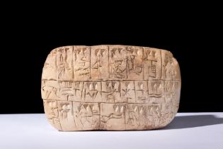 RARE URUK PICTOGRAPHIC ECONOMIC CLAY TABLET