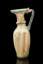 ROMAN GLASS JUG WITH HANDLE