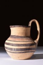 DAUNIAN BICHROME POTTERY JUG